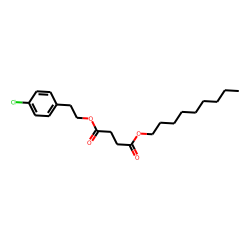 Succinic acid, 4-chlorophenethyl nonyl ester