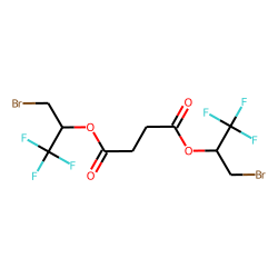 Succinic acid, di(1-bromo-3,3,3-trifluoroprop-2-yl) ester