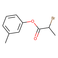 2-Bromopropionic acid, 3-methylphenyl ester
