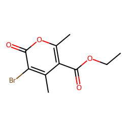 3-Bromo-5-carbethoxy-4,6-dimethyl-2-pyrone