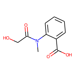 Anthranilic acid, n-glycoloyl-n-methyl-