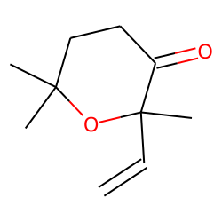 2,6,6-trimethyl-2-vinyltetrahydropyran-3-one