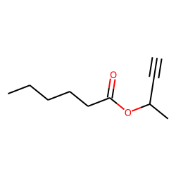Hexanoic acid, but-3-yn-2-yl ester