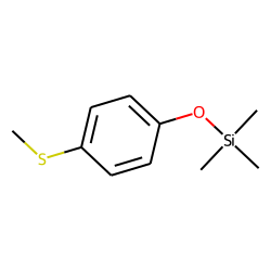 4-(Methylmercapto)phenol, trimethylsilyl ether