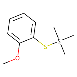 2-Methoxythiophenol, S-trimethylsilyl-