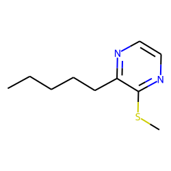 Pyrazine, 3-methylthio-2-pentyl