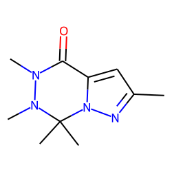 Pyrazolo[1,5-d][1,2,4]triazin-3-one, 2,5,6,7,7-pentamethyl