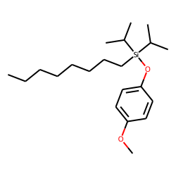 1-Diisopropyloctylsilyloxy-4-methoxybenzene