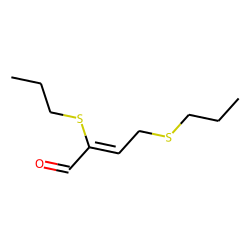 2,4-Bis(propylthio)but-2-enal
