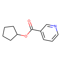 Nicotinic acid, cyclopentyl ester