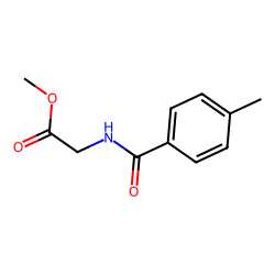 GLYCINE, N-(4-METHYLBENZOYL)-, METHYL ESTER