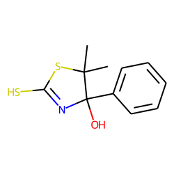 4-Hydroxy-5,5-dimethyl-4-phenylthiazolidine-2-thione