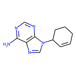 9H-purine, 6-amino-9-(2-cyclohexenyl)-