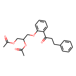 1,2-Diacetoxy-3-[2-(3-phenylpropionyl)phenoxy]propane