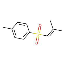 1-Methyl-4-(2-methyl-1-propenylsulphonyl)-benzene