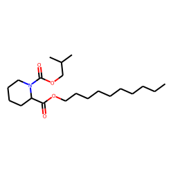 Pipecolic acid, N-isobutoxycarbonyl-, decyl ester