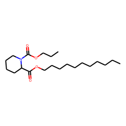 Pipecolic acid, N-propoxycarbonyl-, undecyl ester