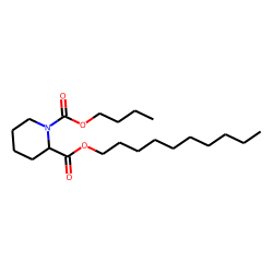 Pipecolic acid, N-butoxycarbonyl-, decyl ester
