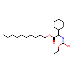 Glycine, 2-cyclohexyl-N-ethoxycarbonyl-, decyl ester