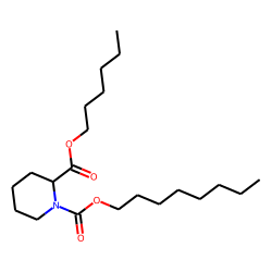 Pipecolic acid, N-octyloxycarbonyl-, hexyl ester