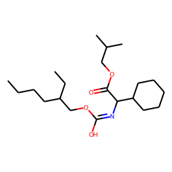 Glycine, 2-cyclohexyl-N-(2-ethylhexyl)oxycarbonyl-, isobutyl ester