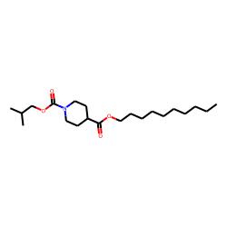 Isonipecotic acid, N-isobutoxycarbonyl-, decyl ester