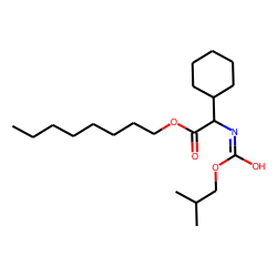 Glycine, 2-cyclohexyl-N-isobutoxycarbonyl-, octyl ester