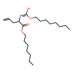 2-Aminopent-4-enoic acid, N-octyloxycarbonyl-, heptyl ester