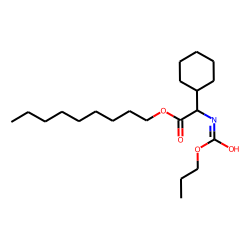Glycine, 2-cyclohexyl-N-propoxycarbonyl-, nonyl ester