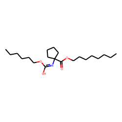 1-Aminocyclopentanecarboxylic acid, N-hexyloxycarbonyl-, octyl ester