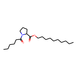 L-Proline, N-(hexanoyl)-, decyl ester