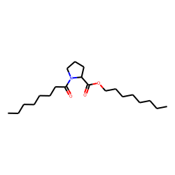 L-Proline, N-octanoyl-, octyl ester