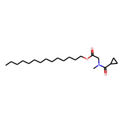 Sarcosine, N-cyclopropylcarbonyl-, tetradecyl ester