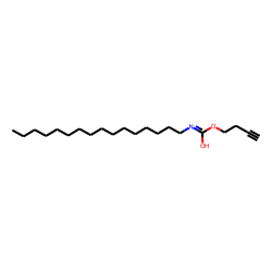 Carbonic acid, monoamide, N-hexadecyl-, but-3-yn-1-yl ester