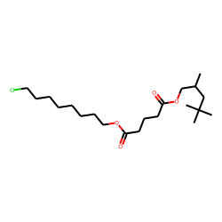 Glutaric acid, 8-chlorooctyl 2,4,4-trimethylpentyl ester