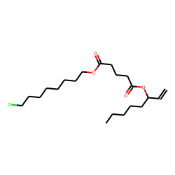 Glutaric acid, oct-1-en-3-yl 8-chlorooctyl ester