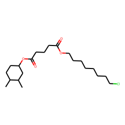 Glutaric acid, 3,4-dimethylcyclohexyl 8-chlorooctyl ester