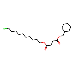 Succinic acid, cyclohexylmethyl 10-chlorodecyl ester