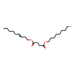 Succinic acid, 8-chlorooctyl non-3-en-1-yl ester