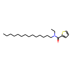 Thiophene-2-carboxamide, N-ethyl-N-tetradecyl-