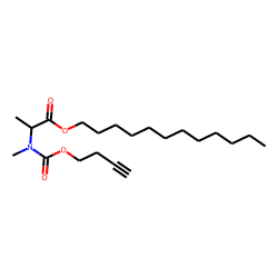 DL-Alanine, N-methyl-N-(byt-3-yn-1-yloxycarbonyl)-, dodecyl ester