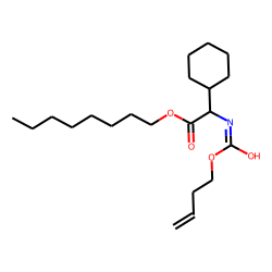 Glycine, 2-cyclohexyl-N-(but-3-en-1-yl)oxycarbonyl-, octyl ester