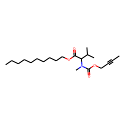 DL-Valine, N-methyl-N-(but-2-yn-1-yloxycarbonyl)-, decyl ester