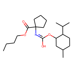 1-Aminocyclopentanecarboxylic acid, N-((1R)-(-)-menthyloxycarbonyl)-, butyl ester
