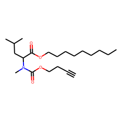 L-Leucine, N-methyl-N-(but-3-yn-1-yloxycarbonyl)-, nonyl ester