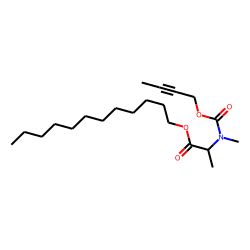DL-Alanine, N-methyl-N-(byt-2-yn-1-yloxycarbonyl)-, dodecyl ester