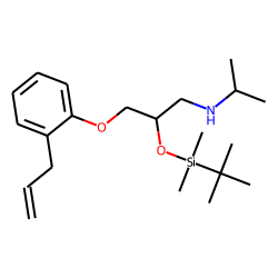 Alprenolol, tert-butyldimethylsilyl ether