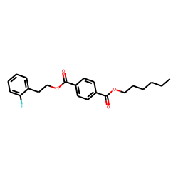 Terephthalic acid, hexyl 2-fluorophenethyl ester