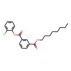 Isophthalic acid, 2-chlorophenyl octyl ester