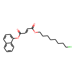 Fumaric acid, naphth-1-yl 8-chlorooctyl ester